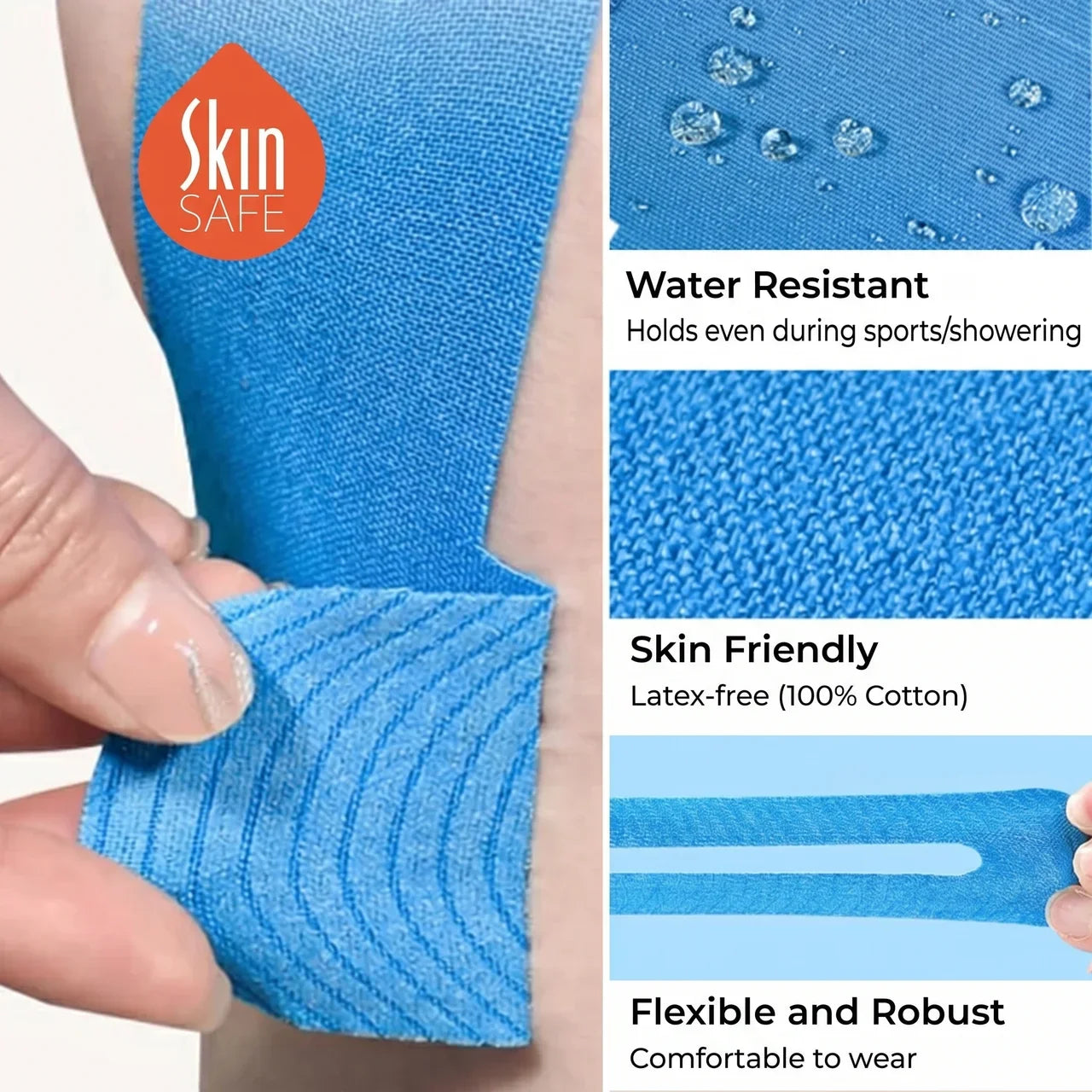 CLENZY Knee Support Kinesiology Tape