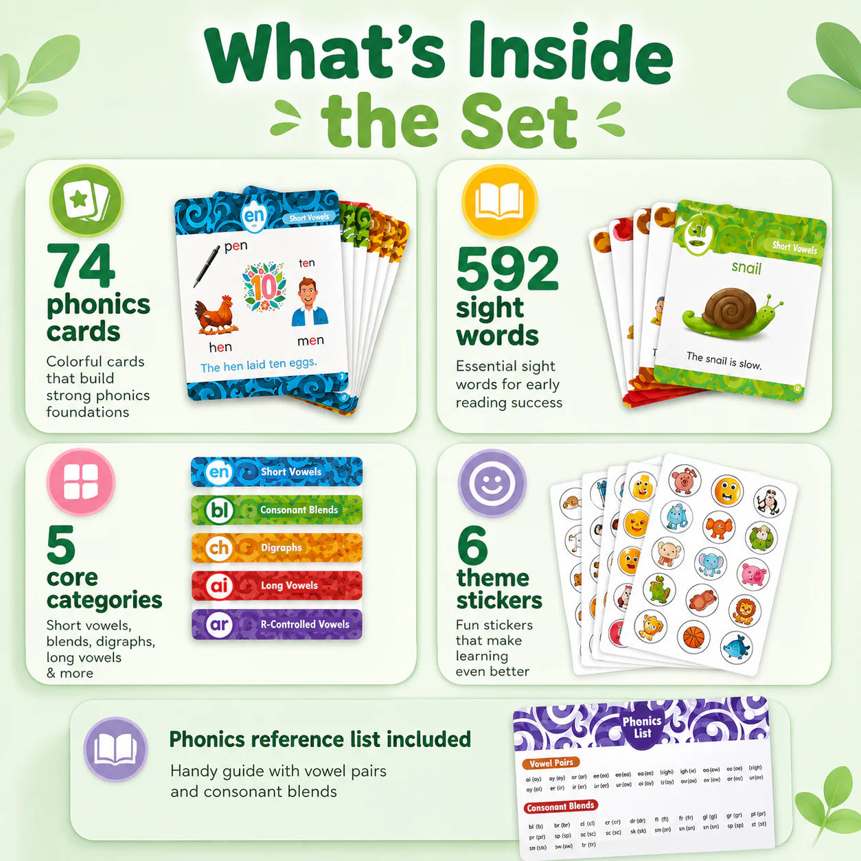 Interactive phonics practice, made for kids