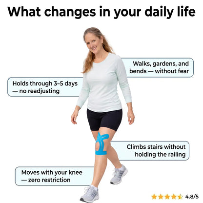 CLENZY Knee Support Kinesiology Tape